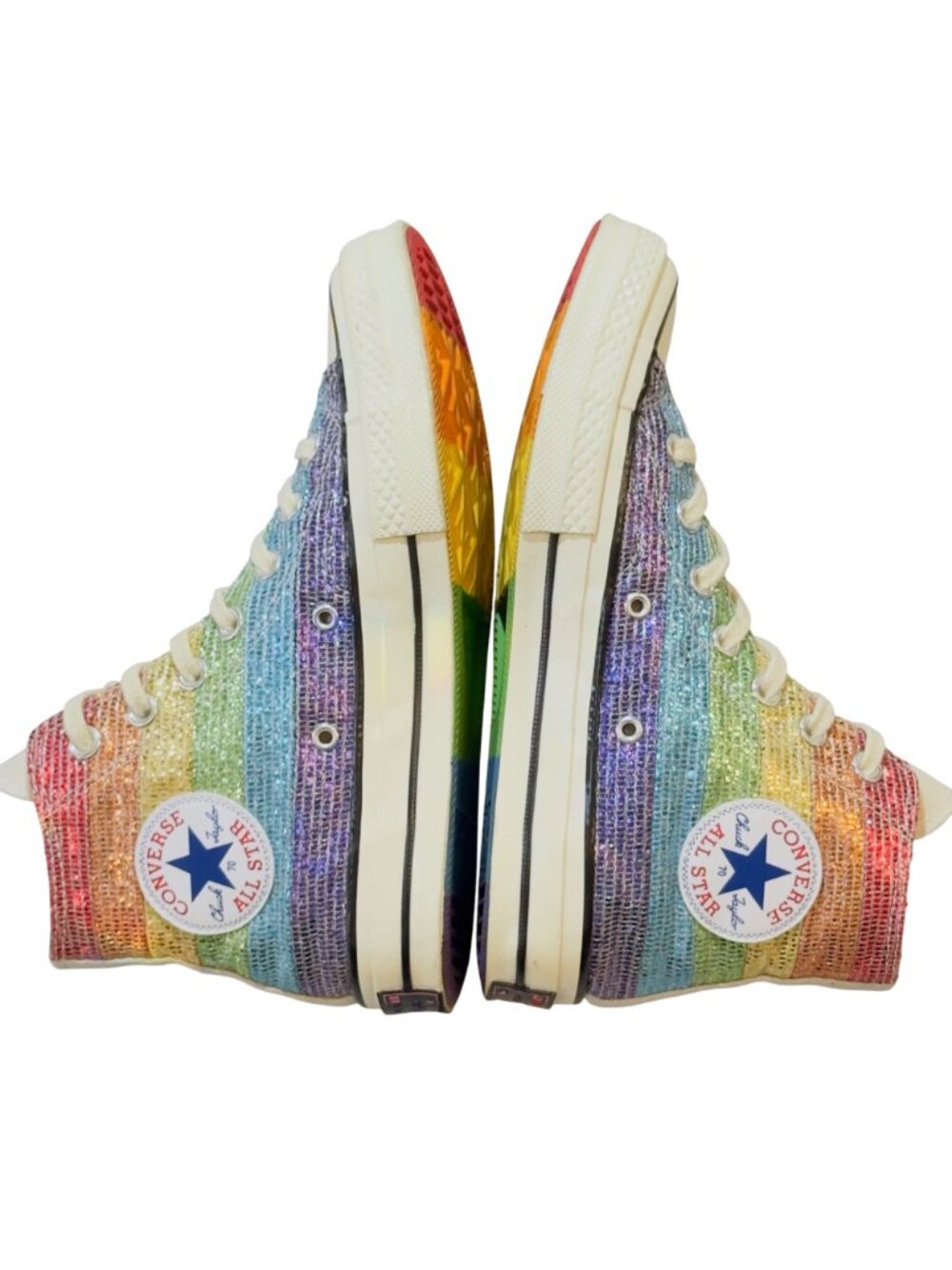 Miley Cyrus x Converse 70 Hi 'Pride' Chuck Taylor All Star High-Top Sneakers Uni - Picture 3 of 9